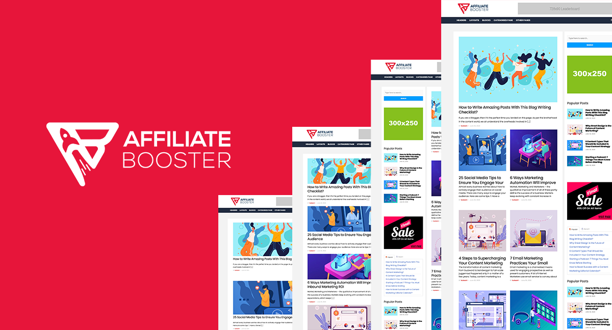 affiliate booster best theme for affiliate marketing with block.webp