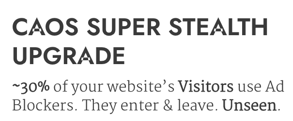 caos stealth upgrade host google analytics locally for wordpress.png