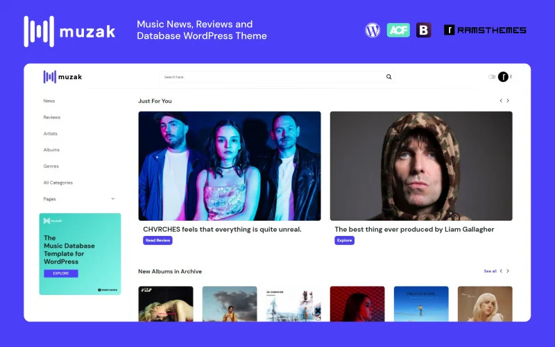 muzak music news reviews blog and database wordpress theme.webp