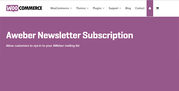 woocommerce aweber newsletter subscription.png
