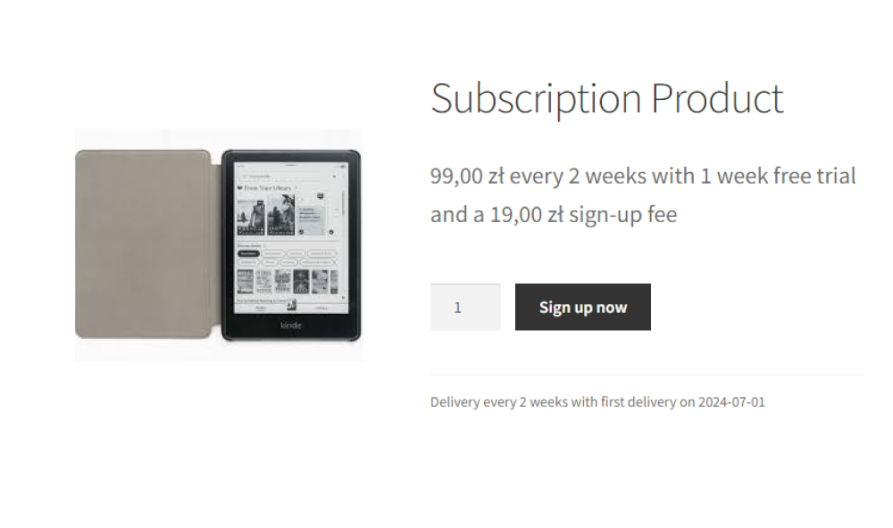 flexible subscriptions recurring shipping