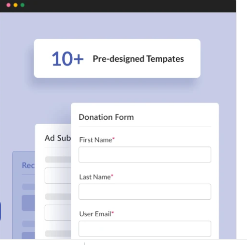 user registration post submissions