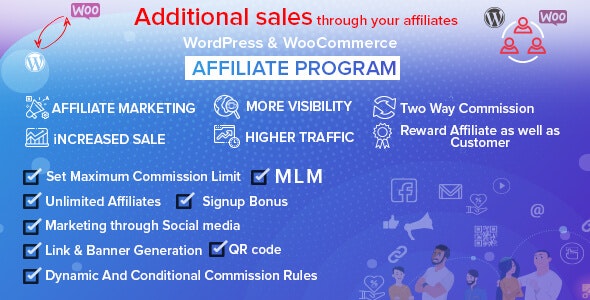 wordpress & woocommerce affiliate program