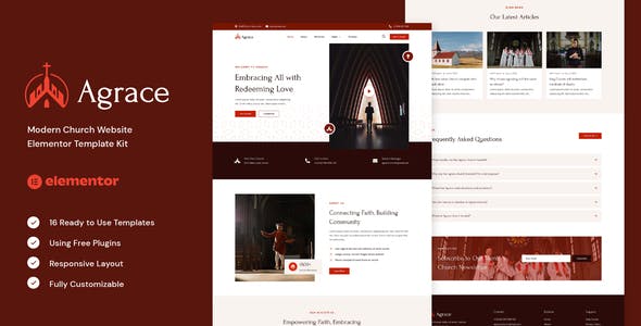 agrace modern church website elementor template kit.jpg