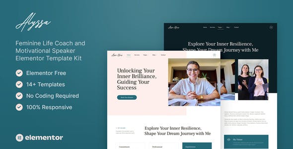 alyssa – feminine life coach motivational speaker elementor template kit.jpg