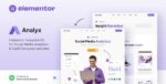analyx – social media analytics saas company elementor template kit.jpg
