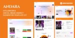 andara influencer social media agency template elementor.jpg