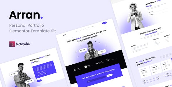 arran personal portfolio elementor template kit.jpg