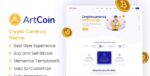 artcoin bitcoin cryptocurrency elementor template kit.jpg