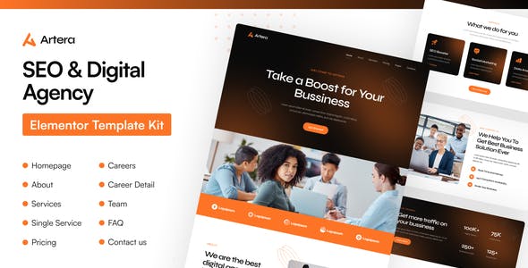 artera seo digital agency elementor pro template kit.jpg