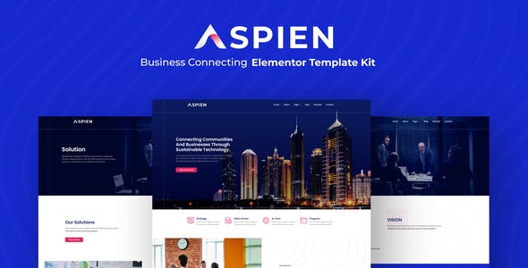 aspien business connecting elementor template kit.jpg
