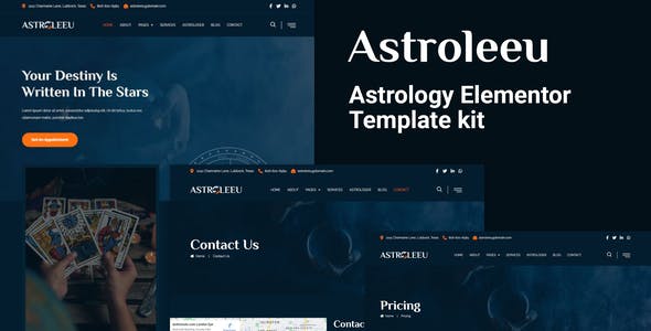 astroleeu astrology numerology elementor template kit.jpg