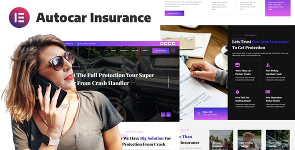 asurance car auto insurance protection services elementor template kit.jpg