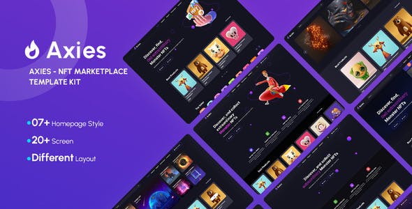 axies – nft portfolio elementor template kit.jpg