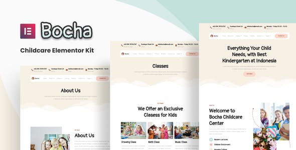 bocha childcare elementor template kit.jpg