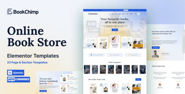 bookchimp online book store website elementor template kit.jpg