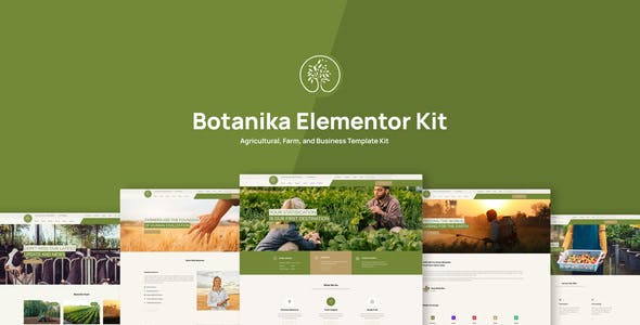botanika agricultural farm business elementor template kit.jpg