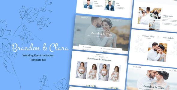 brandon clara wedding event invitation elementor template kit.jpg