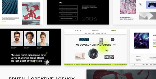 brutal creative agency advertising service elementor template kit.jpg