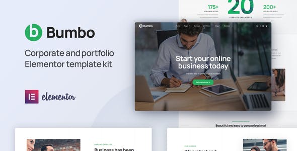 bumbo business startup portfolio elementor template kit.jpg