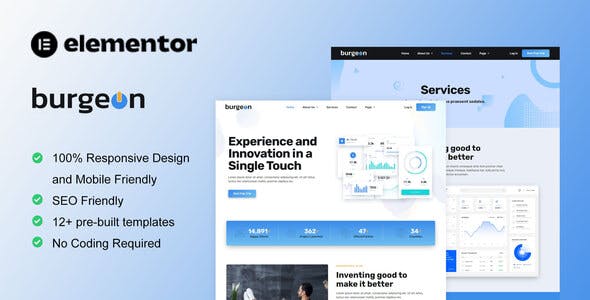burgeon tech startup business elementor template kit.jpg