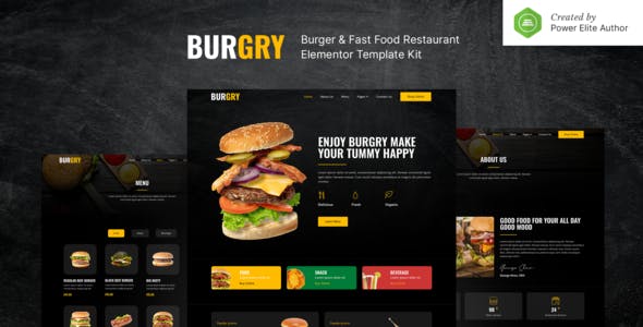 burgry – burger fast food restaurant elementor template kit.jpg