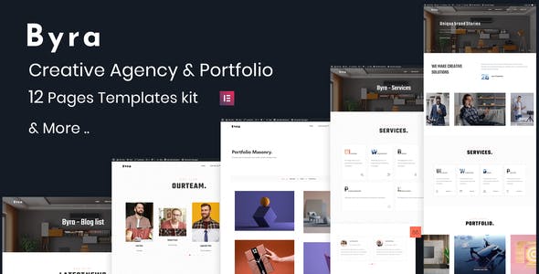 byra creative agency modern portfolio elementor template kit.jpg