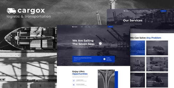 cargox logistic transportation elementor pro template kit.jpg