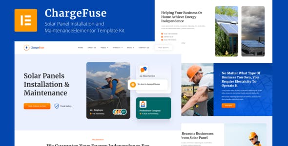 chargefuse solar panel installation maintenance elementor template kit.jpg