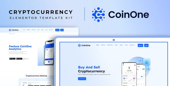 coinone cryptocurrency elementor template kit.jpg