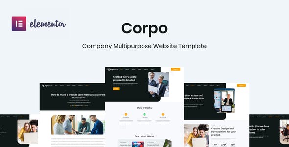 corpo corporate business elementor template kit.jpg
