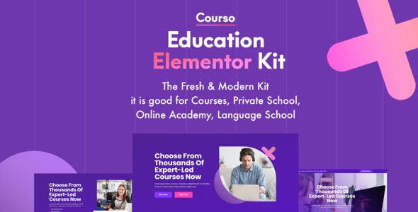 courso online university courses elementor template kit.jpg