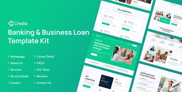 credia banking business loan elementor template kit.jpg