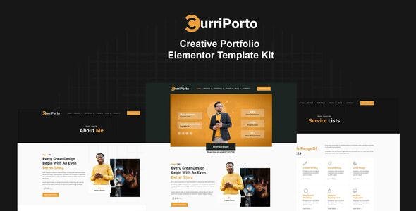 curriporto creative portfolio elementor pro template kit.jpg