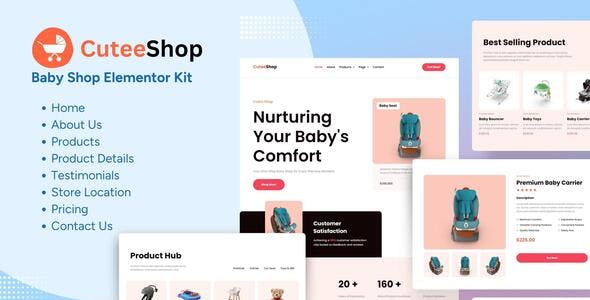 cuteeshop kids baby ecommerce elementor kit.jpg