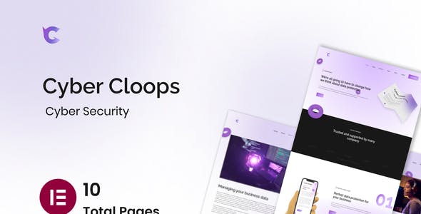 cyber cloop cyber security elementor template kits.jpg