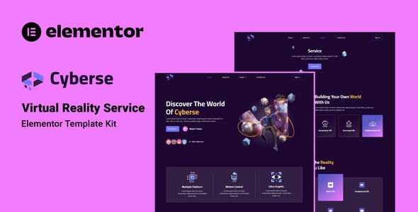 cyberse virtual reality service elementor template kit.jpg