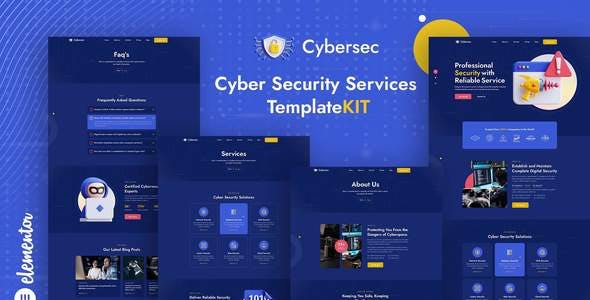 cybersec security services elementor template kit.jpg