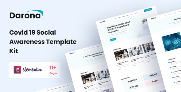 darona – covid 19 social awareness elementor template kit.jpg