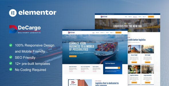 decargo logistics transportation services elementor template kit.jpg