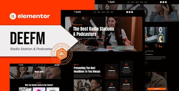 deefm radio station podcaster elementor pro template kit.jpg