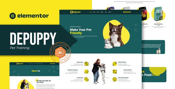 depuppy pet training elementor template kit.jpg