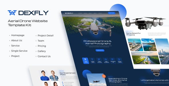 dexfly drone aerial photography elementor template kit.jpg