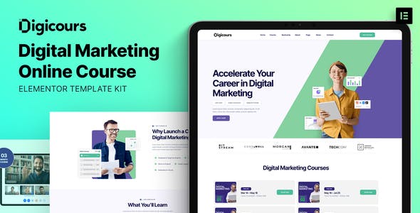 digicours digital marketing online course elementor template kit.jpg