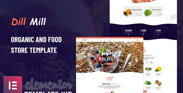 dillmill organic food store elementor template kit 3.jpg