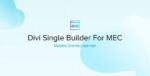 divi single builder for mec