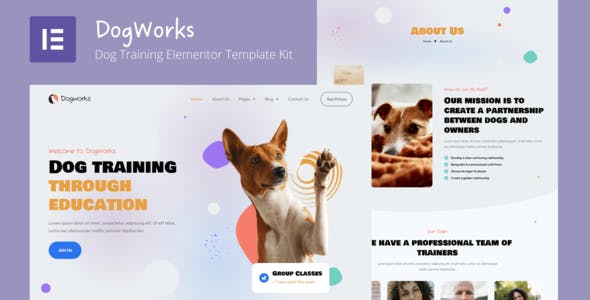 dogworks dog training elementor template kit.jpg
