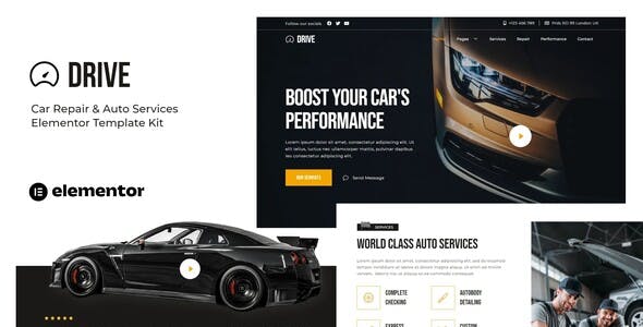 drive car repair auto service elementor template kit.jpg