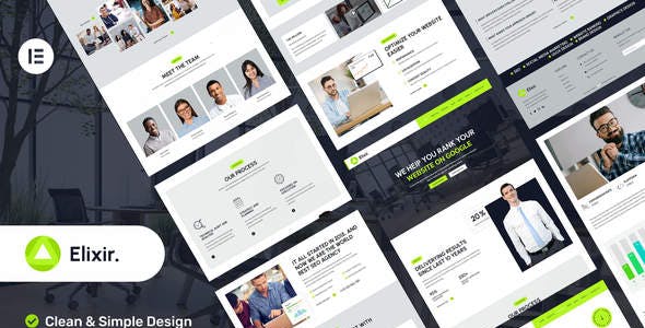 elixir seo digital marketing agency elementor pro template kit.jpg