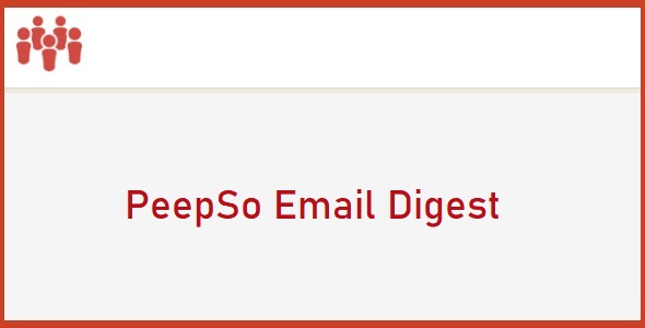 peepso core: email digest